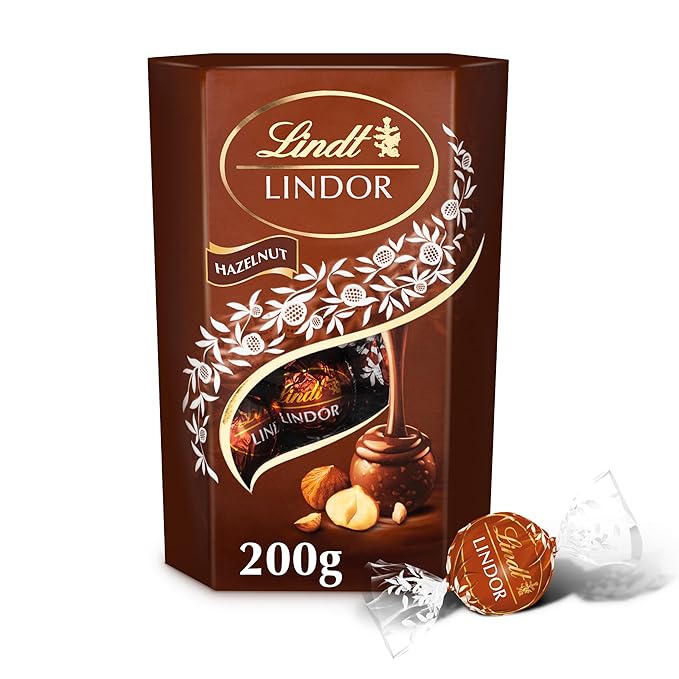 Lindt LINDOR Hazelnut Chocolate Truffles, 7.05 oz200 g