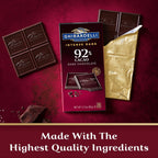Ghirardelli 92% Intense Dark Chocolate Bar, 90g (USA)