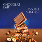 Lindt Grand Plaisir Lait Double De Noisettes ( Milk Hazelnut ) Milk Chocolate Bar 150g ((Pack of 02)