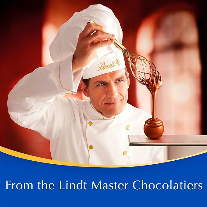 Lindt Lindor Milk and White Chocolate Truffles Box - Approx 16 balls, 200 g
