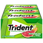 Trident Sugar Free Watermelon Gum, Watermelon Twist Flavour, 14 Count (Pack of 12)