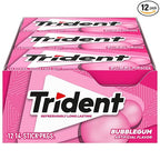 Trident Bubblegum Sugar Free Gum, 12 X 14