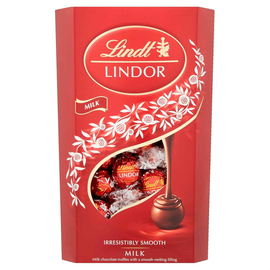 Lindt Lindor Milk Cornet Festive Sharing Pack, 200 Gram
