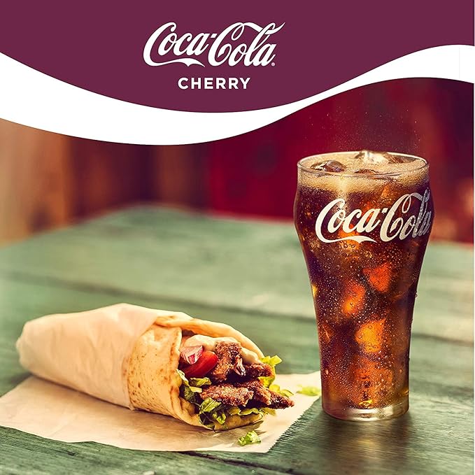 Coca-Cola Cherry Coke 355ml - Refreshing Cherry Flavor in Every Sip