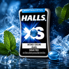 Halls Mentholyptus Sugar Free Mint (Pack of 03)