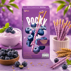Pocky Crushed Fruits Blueberry Yoghurt (Pack of 03)