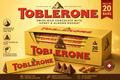Toblerones Milk Chocolate with Honey & Almond Nougat, 20 x 100g, ( Pack Of 20 ) ( Switzerland )