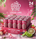The Good Vibe Litchi Lime Signature Mocktail | 250 ML ( pack of 24)