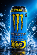 Monster Energy VR46 Zero Sugar By febora Energy Drink, 500ml