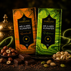 Combo Pack - MR. & MRS. Kunafa | Hazelnut & Pistachio Flavour | Aphrodisiac Chocolate Bar