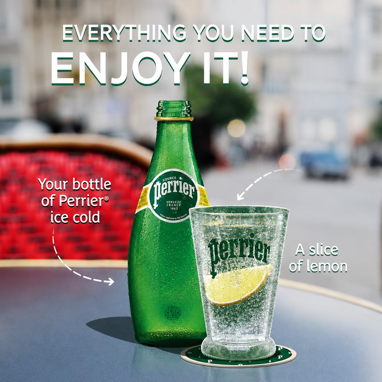 Perrier Sparkling Water 330ml Pack of 24 Imported from France