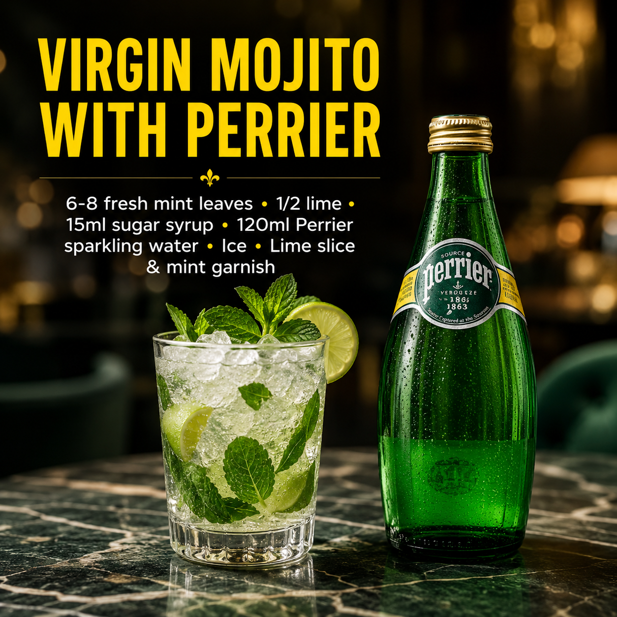 Perrier Sparkling Water 330ml Pack of 24 Imported from France