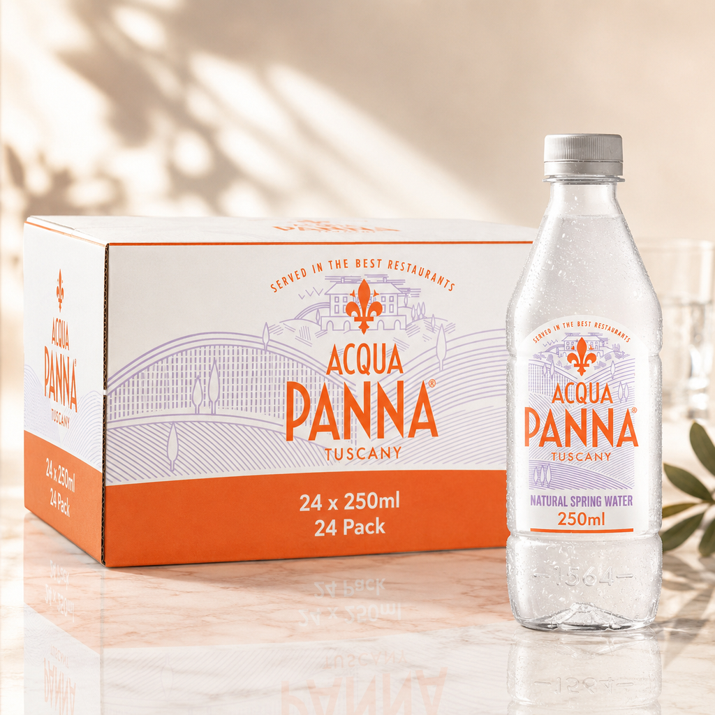 Acqua Panna Natural Spring Water – Smooth Taste from Toscana, 8.45 fl oz (250 ml), 24 Pack