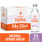 Acqua Panna Natural Spring Water – Smooth Taste from Toscana, 8.45 fl oz (250 ml), 24 Pack