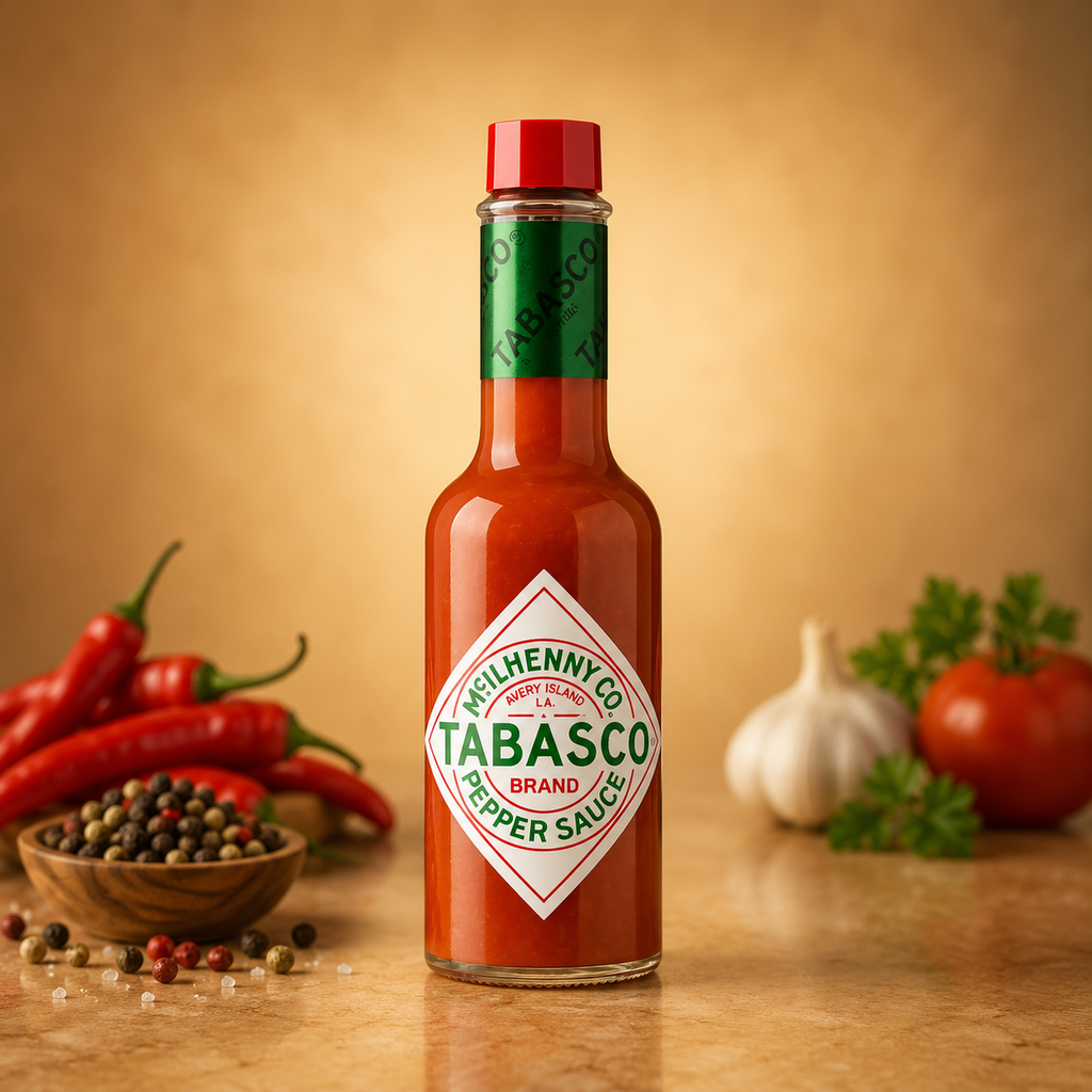 Tabasco Red Pepper Sauce 150 ML - Non-GMO, Vegan, Gluten-Free, No Added Colors or Preservatives