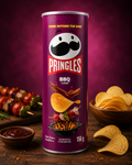 Pringles BBQ Chips 165g – Smoky Barbecue Flavored Potato Crisps