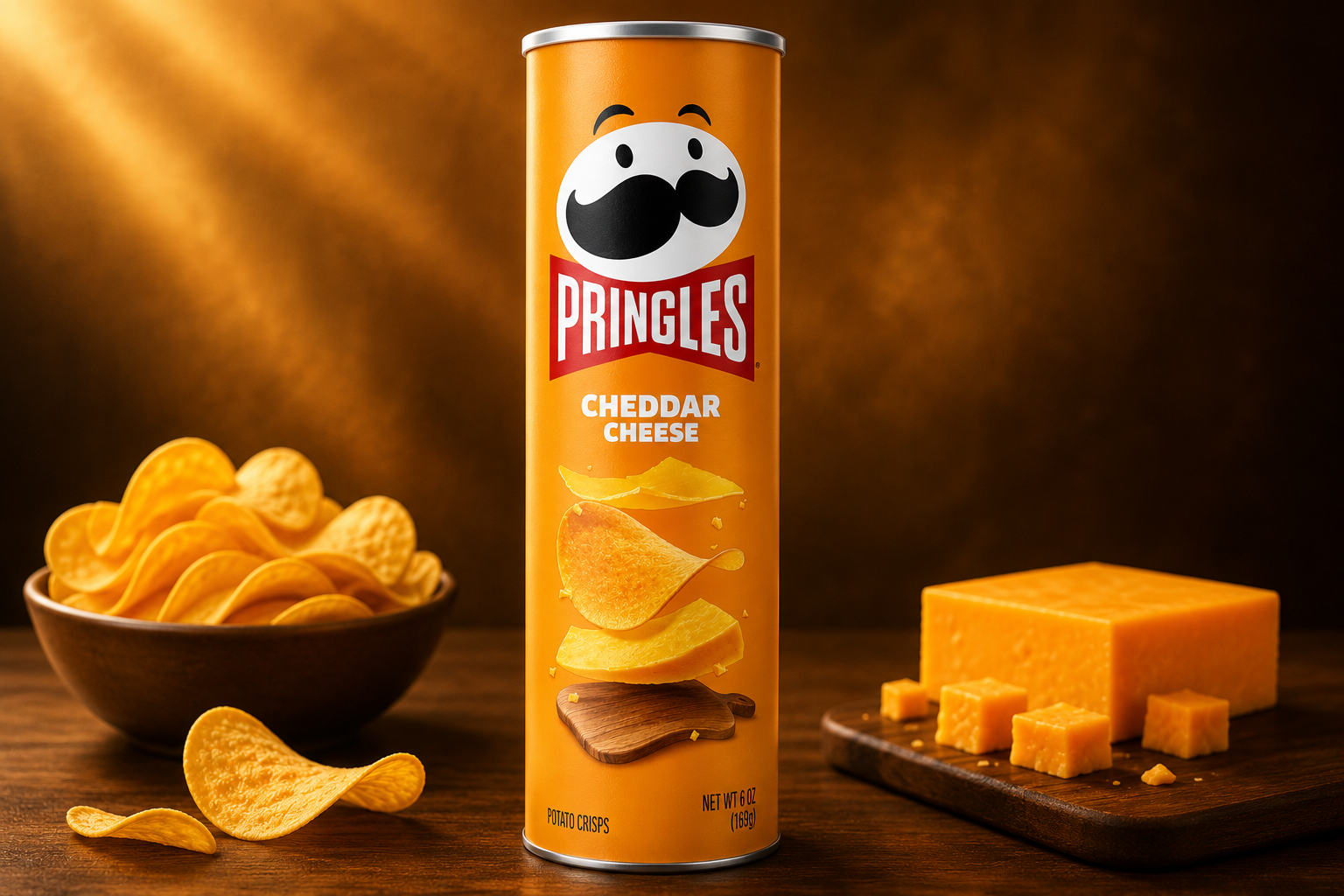 Pringles Cheddar cheese 158g