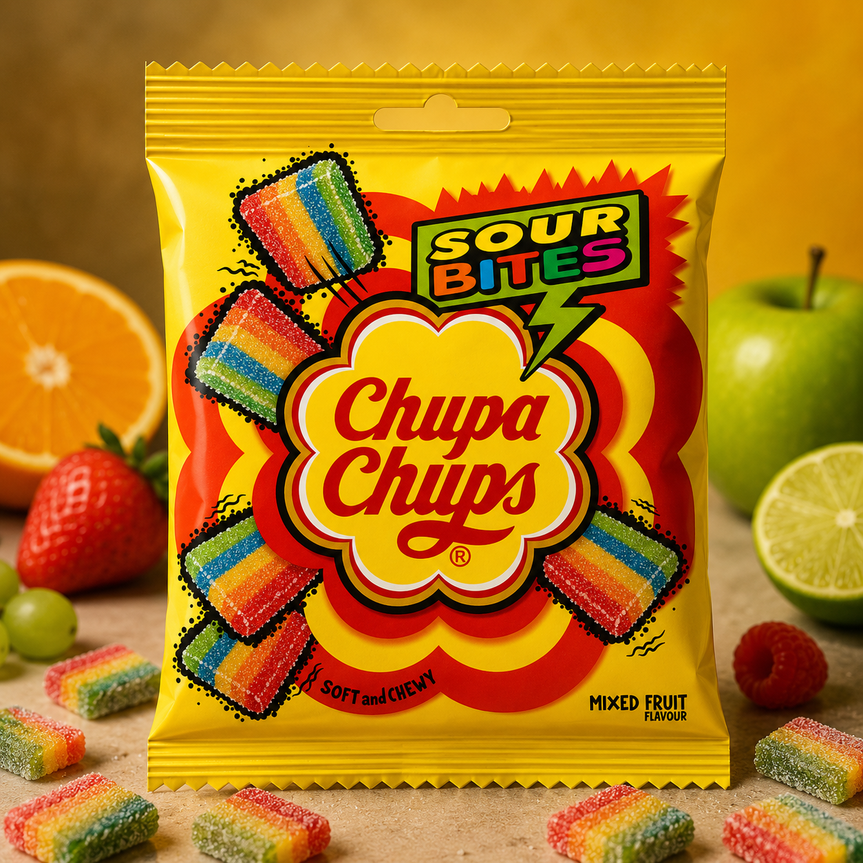 Chupa Chups Sour Bites - Tangy and Delicious Candy Treats