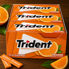 Trident Sugar Free Gum Tropical Twist - 14 Count Pack of 12