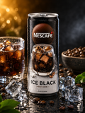 Nescafe Ice Black Cold Coffee (Pack of 03) 250 ml (Malaysia)