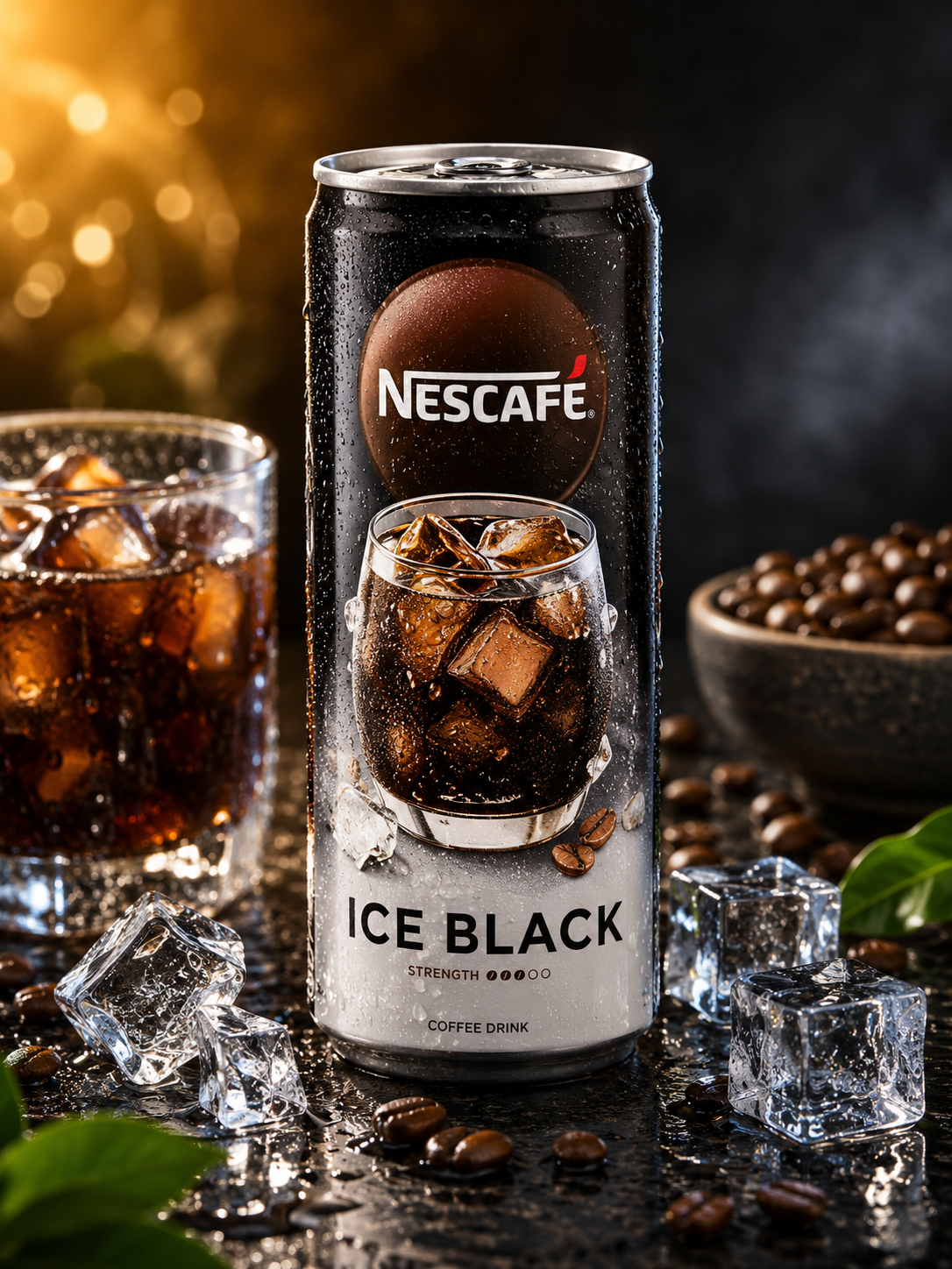 Nescafe Ice Black Cold Coffee (Pack of 03) 250 ml (Malaysia)