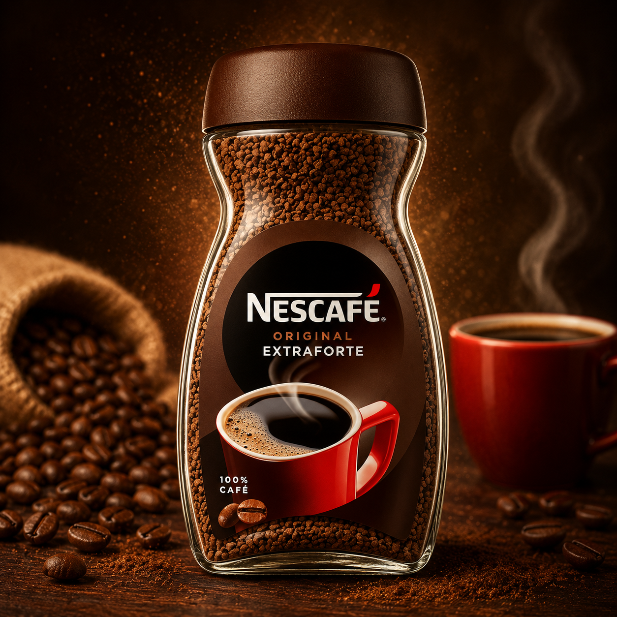 Nescafe Original Extra Forte Coffee 200g Bottle - Buy Online Now