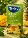 Tetley Super Green Tea - Defence Green Tea IMPORTED for Enhanced Wellness