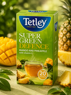 Tetley Super Green Tea - Defence Green Tea IMPORTED for Enhanced Wellness