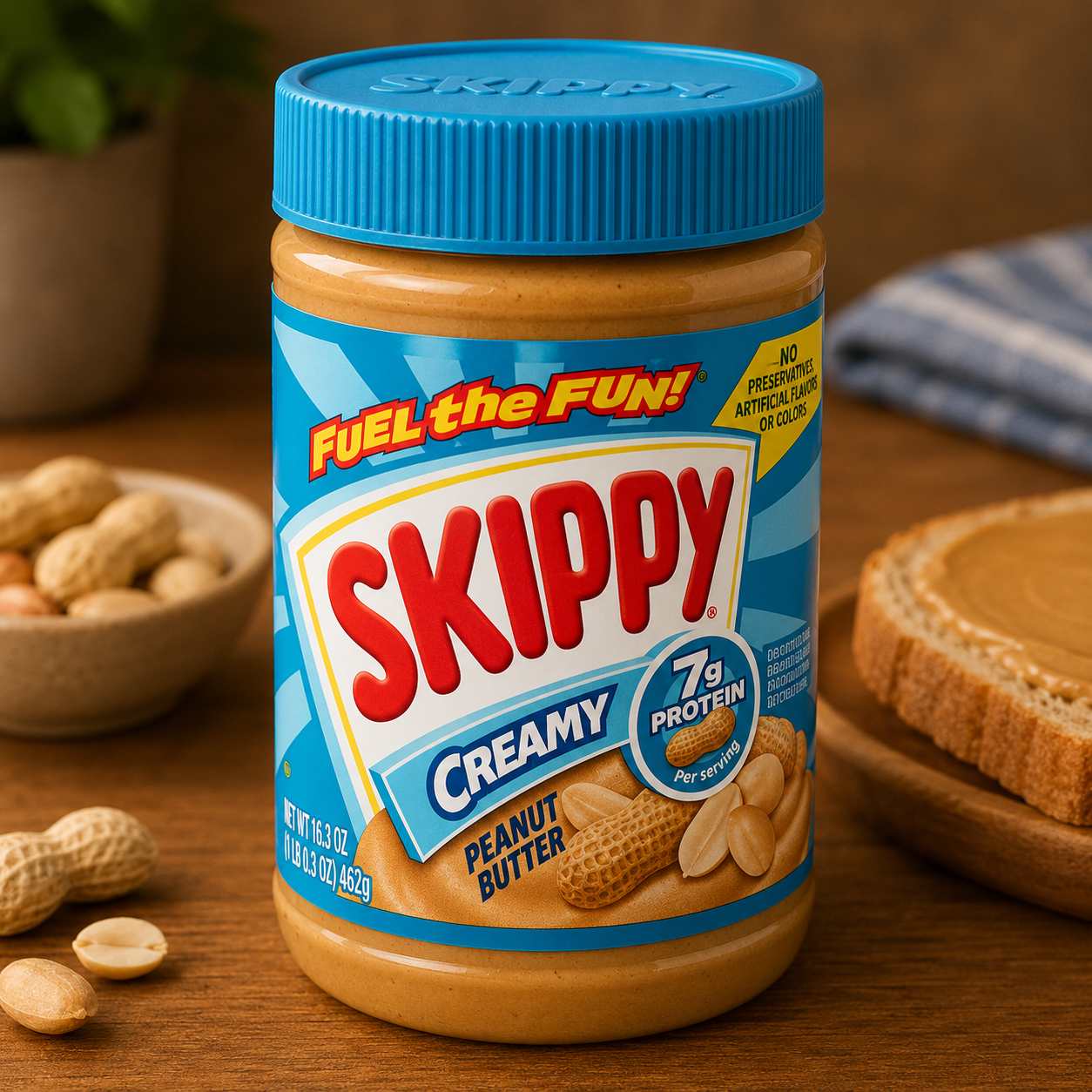 SKIPPY Peanut Butter Creamy, 462G