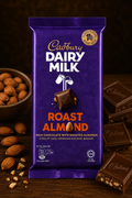 CADBURY DAIRY MILK CHOCOLATE ROASTED ALMOND 130G IMPORTED (MALAYSIA)