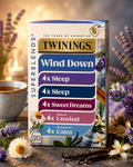 Twinings Relaxation Tea Selection - Wind Down Collection for Calm, Sleep & Unwind - 20 Tea Bags