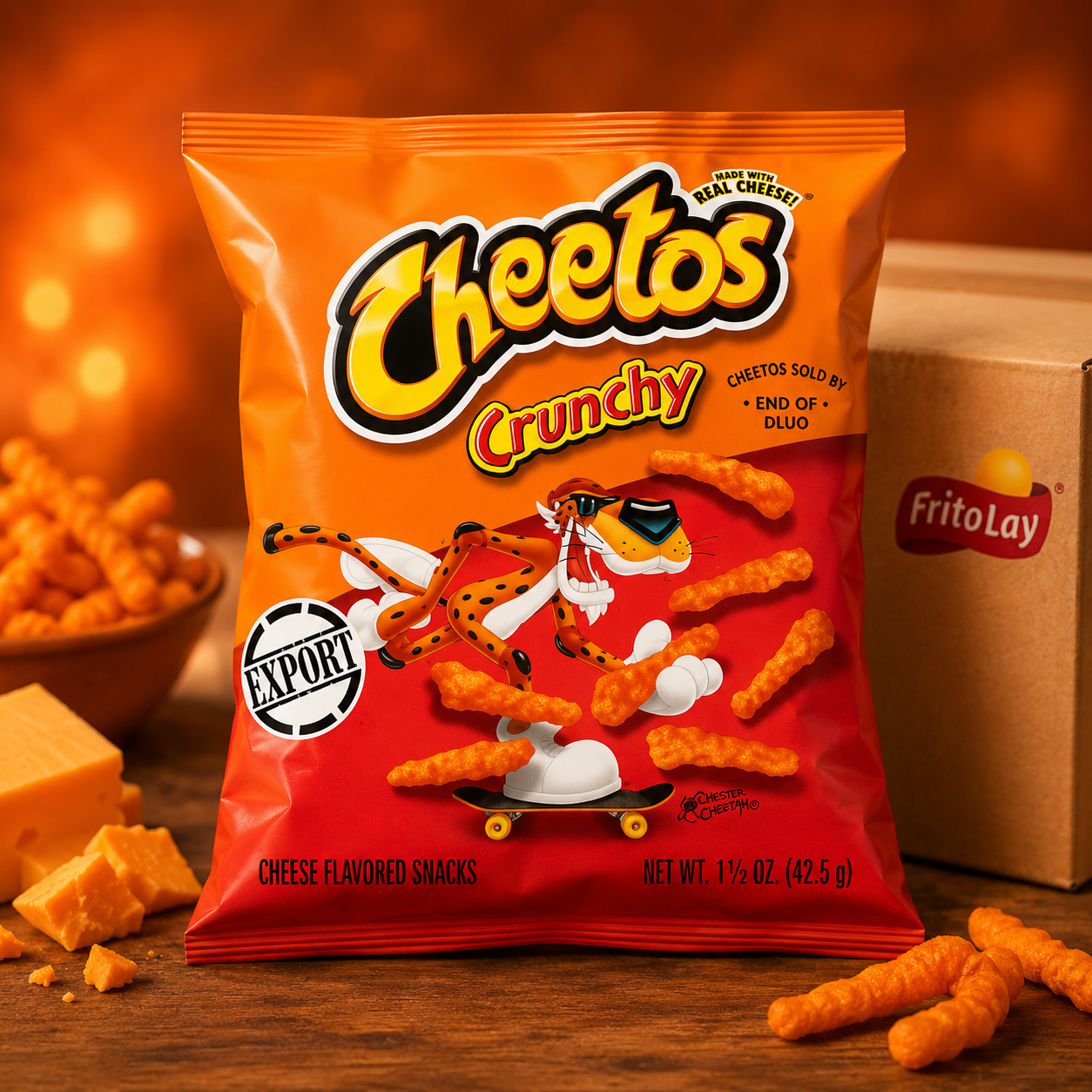 Frito Lay Cheetos Crunchy Cheese Flavored Snack 35.4g