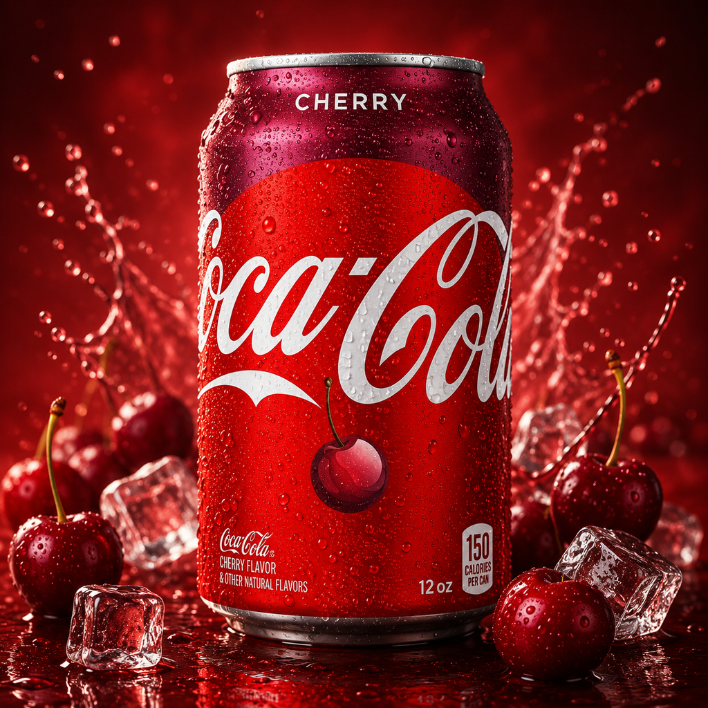 Coca-Cola Cherry Coke 355ml - Refreshing Cherry Flavor in Every Sip
