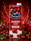 Ocean Spray Cranberry Classic Juice 1Ltr - Refreshing Ocean Spray Cranberry Juice
