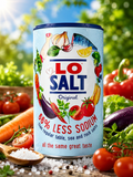 Lo Salt Original 66% Less Sodium Taste And Texture Of Regular Everyday Cooking, Baking, Salt 350gm