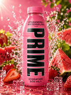 Prime Hydration Drink Strawberry Watermelon 500 ml (USA) ( pack of 2 )