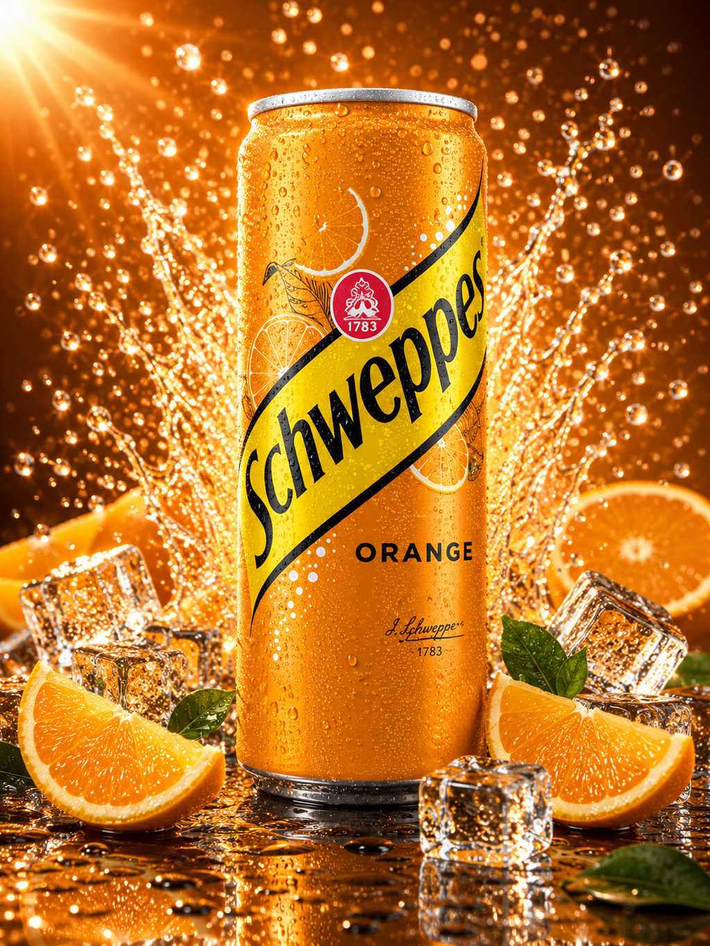 Schweppes Orange 330 ml (USA) (Pack of 03)