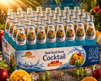 American Delight Basil Seed Drink | Cocktail Flavored Drink with Basil Seed | Pack of 24 x 300ml Each | Ready to Serve