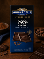 Ghirardelli 86% Intense Dark Chocolate Bar, 90g (USA)