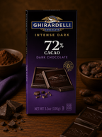 Ghirardelli 72% Intense Dark Chocolate Bar, 90g (USA)