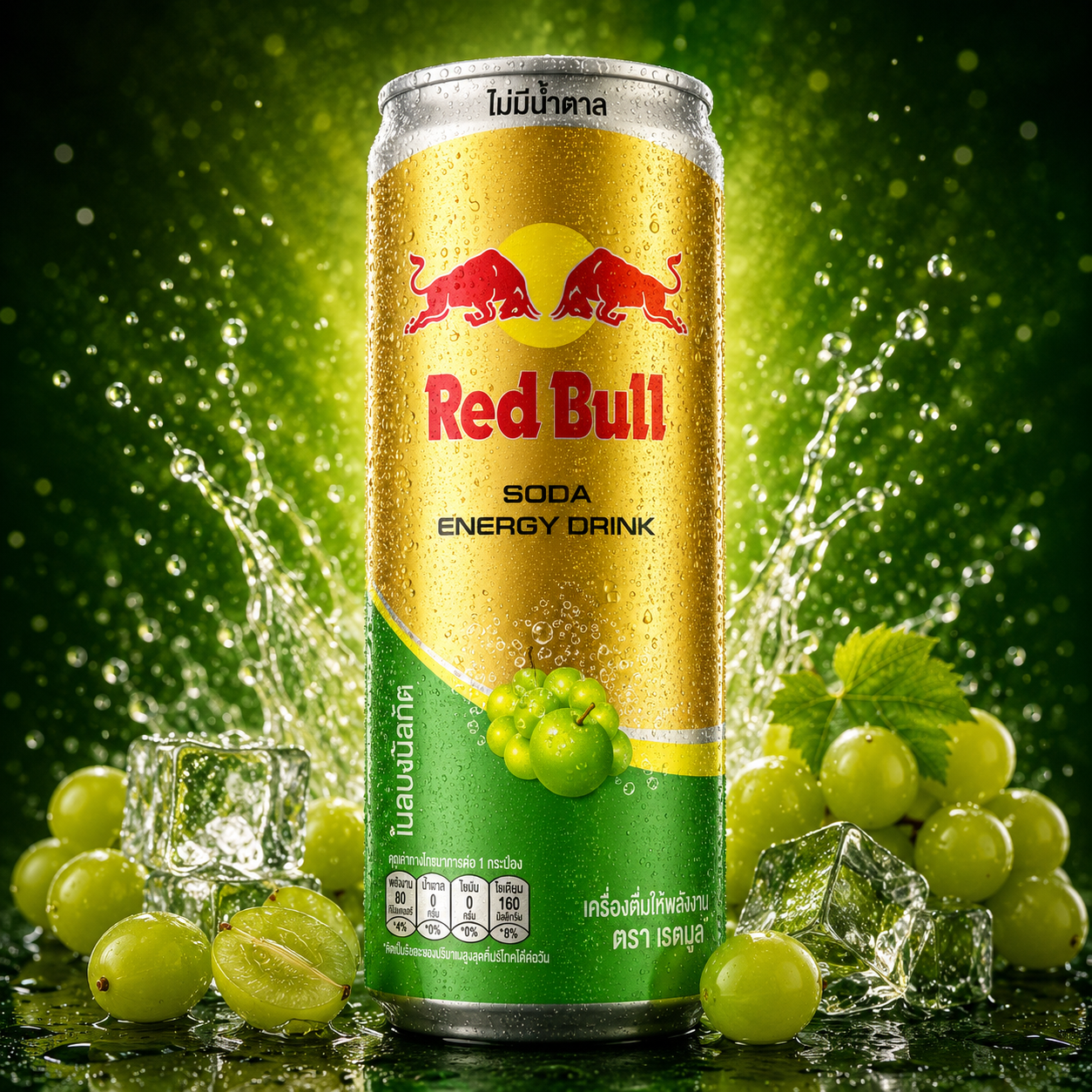 Red Bull Energy Drink Grape(Pack of 03) 250ml