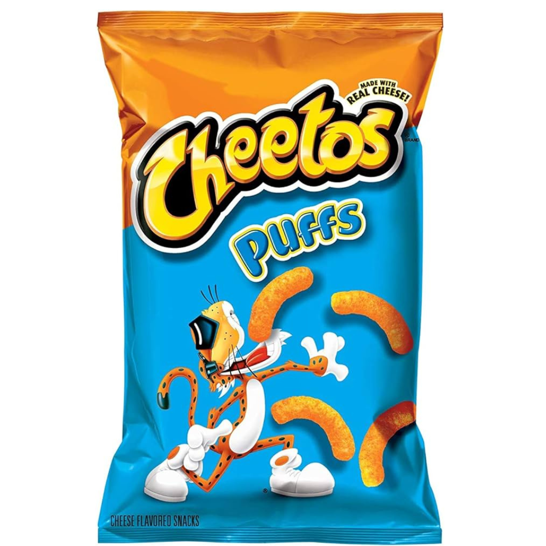 Frito-Lay Cheetos Puffs Cheese Flavored Snack, 9 Oz 255.1 G (Pack of 02)