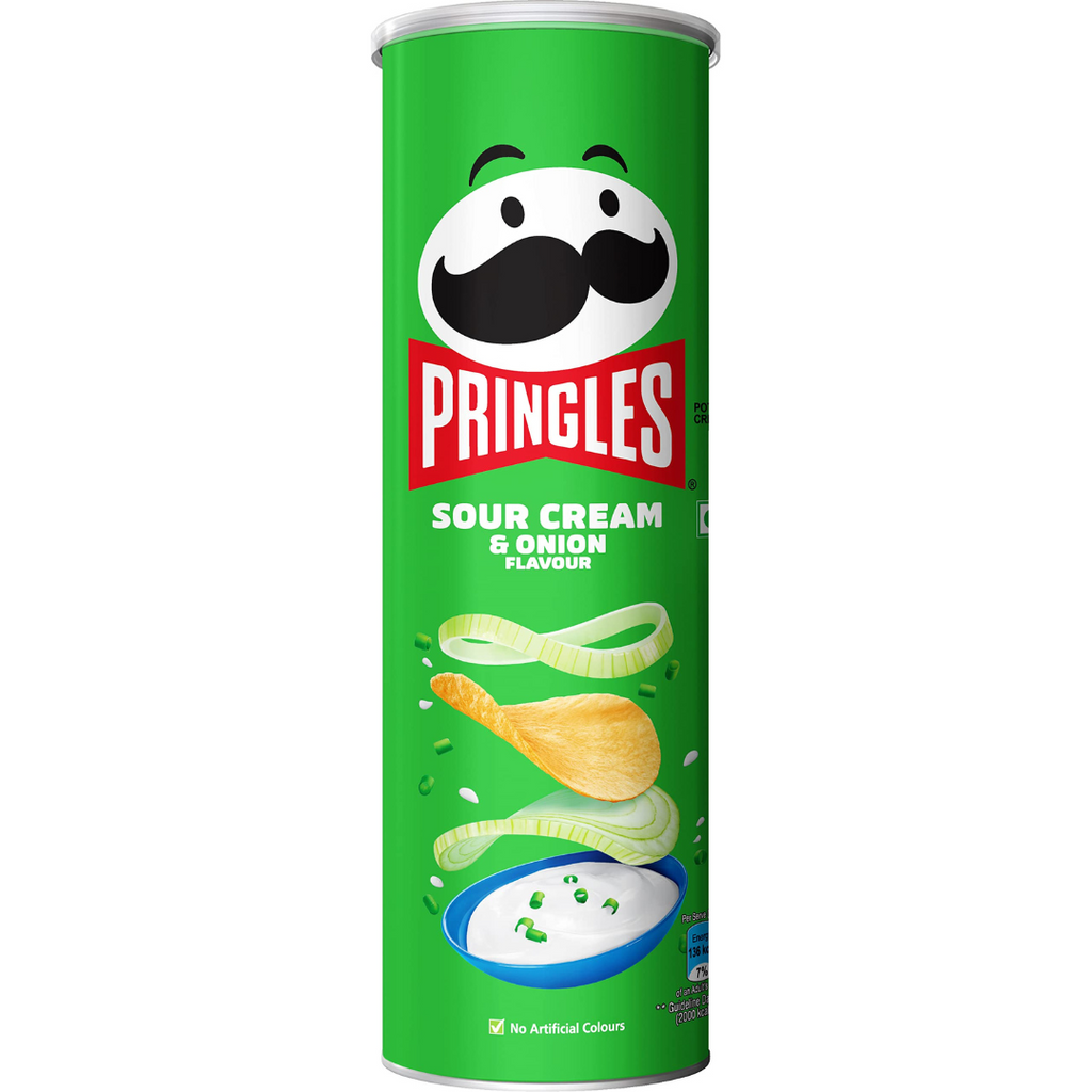 Pringles Sour Cream & Onion 158g - Pack of 2