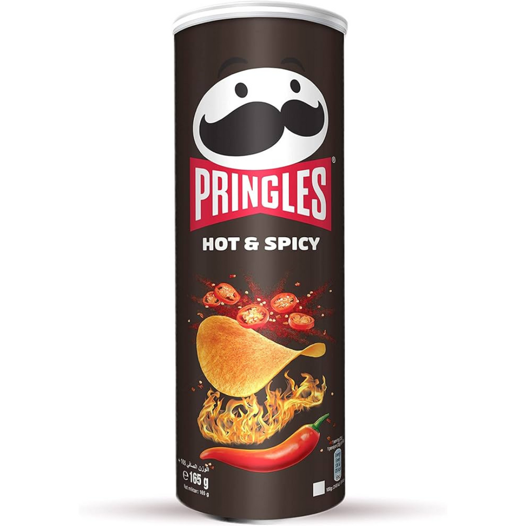 Pringles Hot & Spicy Chips 158g - Bold Flavor in Every Crunch