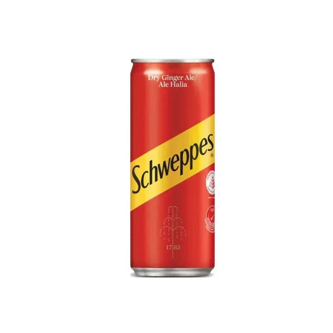 Schweppes Dry Ginger Ale  (Pack of 03) Malaysia