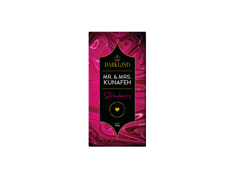 MR. & MRS. Kunafa | Strawberry Flavour |Aphrodisiac Chocolate Bar
