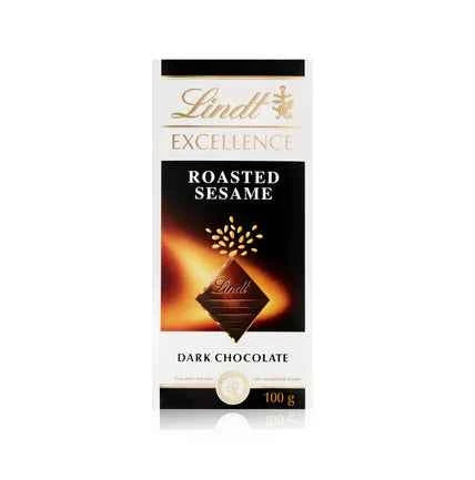Lindt Excellence Roasted sesame Dark Chocolate, 100 gram (Pack of 02)