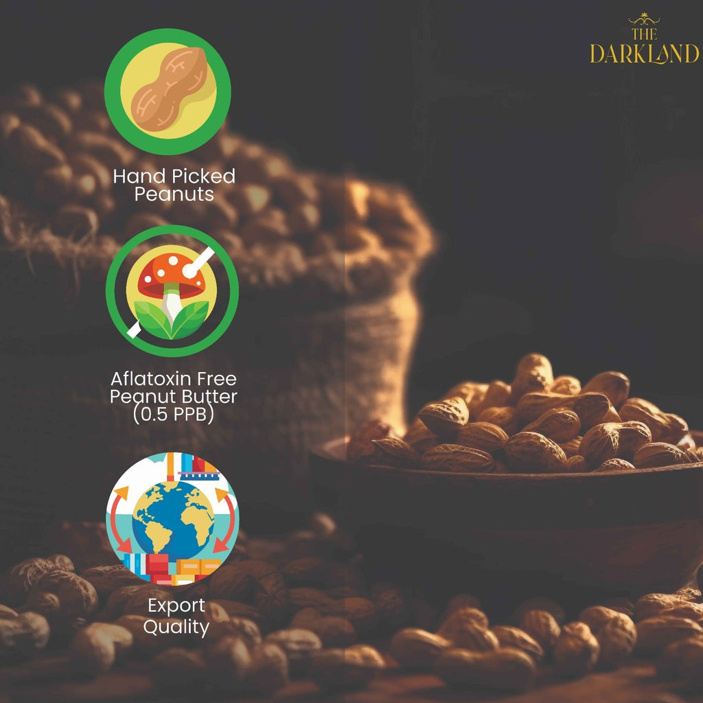 Natural Creamy Peanut Butter |340 gm| NO ADDED SUGAR & SALT | 100% PEANUTS | UNSWEETNED CRUNCHY | 26 GM PROTEIN
