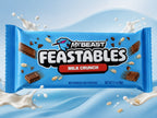 Mr Beast Feastables Milk Crunch Chocolate With Rice Puffed Smoothness 60gm Imported