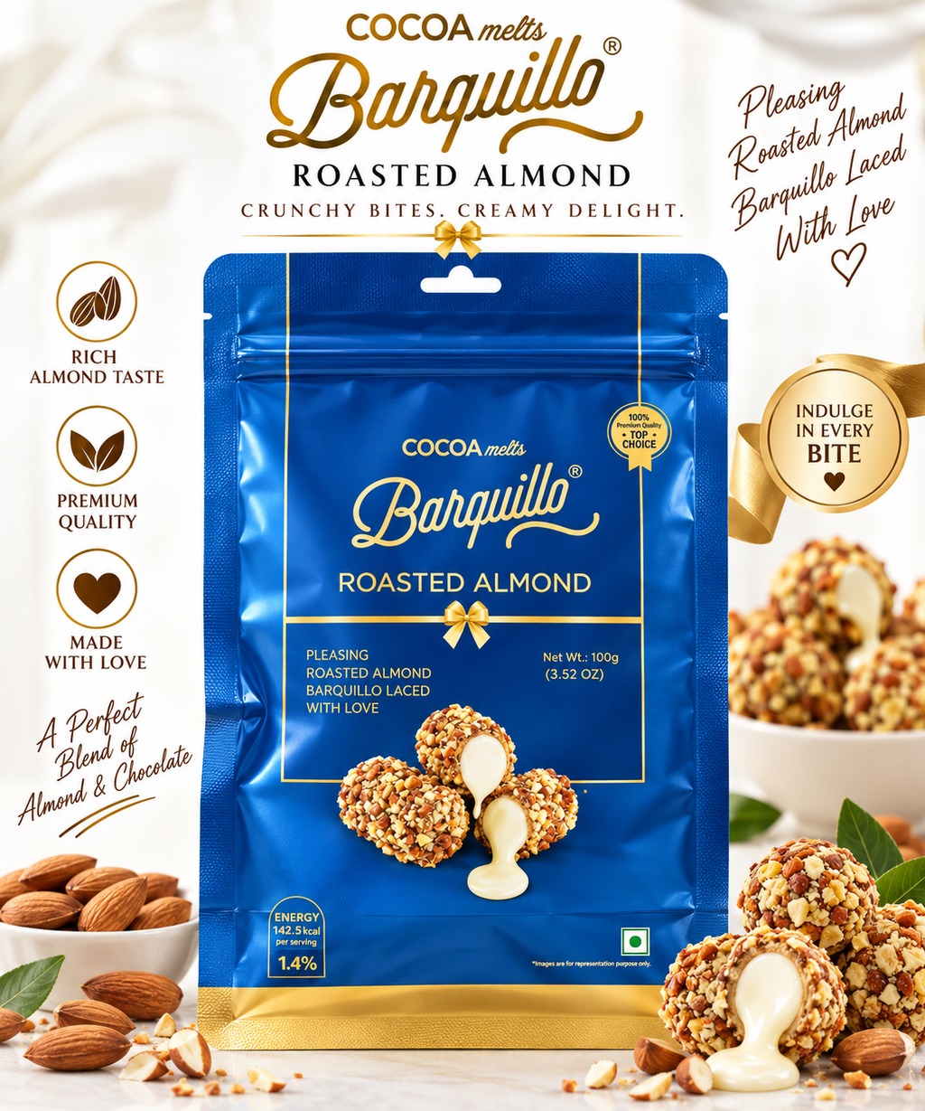 Barquillo Roasted Almond 100 g ( UAE ) Pack of 3